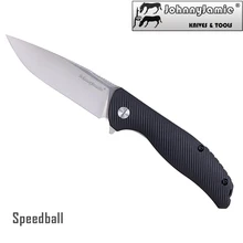 Складной мини-нож 3 от jonnyjamie Speedball, лезвие из нержавеющей стали 420, с черной FRN ручкой, карманные ножи для повседневного использования, походные ножи