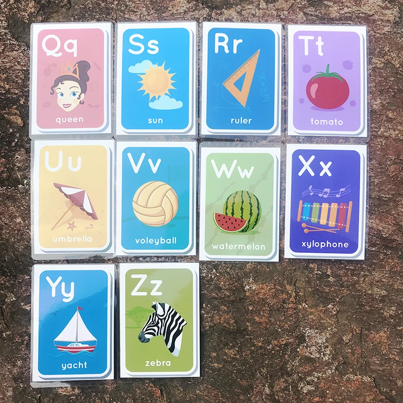 DDWE 26 Letter English Word Juguetes Educativos Learning ABC Alphabet 