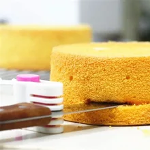Формы для выпечки DIY Пластик 2 шт. Кухня торт Хлеб Cutter Leveler Тесак резки фиксатора инструмент 5 слоев инструменты торт украшая инструменты