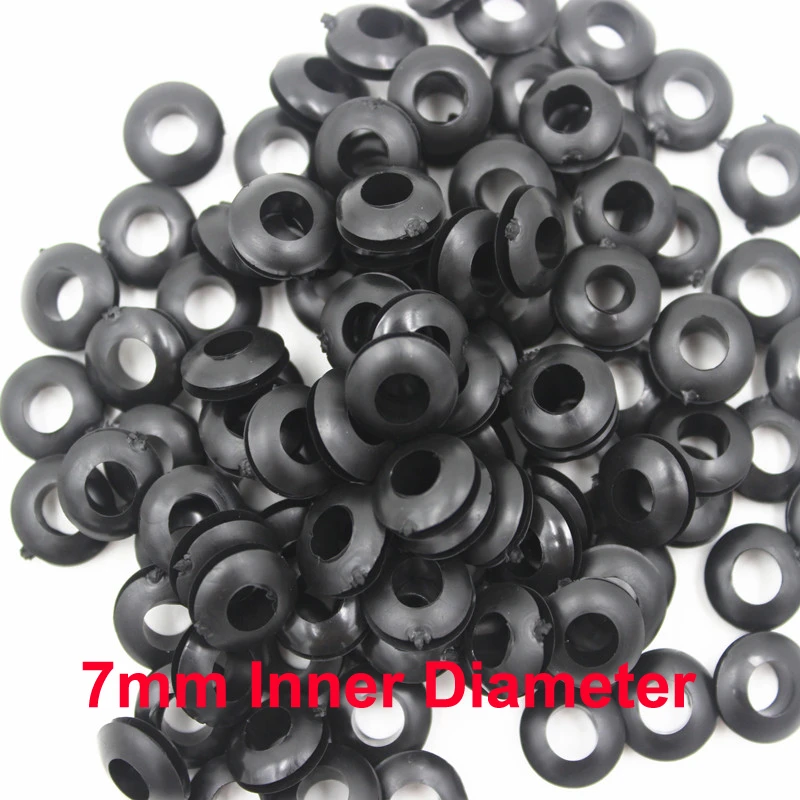 7mm inner diameter wire rubber grommets ring cable seal hole plugwire