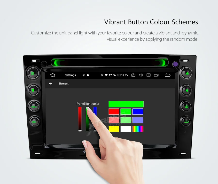 Clearance 7" Android 9.0 OS Car DVD Multimedia Navigation GPS Radio for Renault Megane 2002-2009 with External DAB+ Receiver Box Support 16