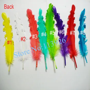 

100pcs 5-7 "/ 13-18cm curly goose feathers goose feather trim handcrafts for diy crafts JEWELRY making headwear accessories