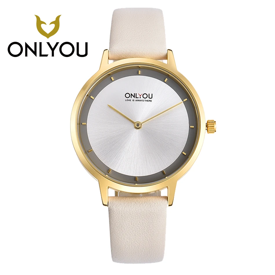 

ONLYOU Famous Brand Girls Watches Wrap Around Leather Band Exquisite Casual Quartz Watch Waterproof Round Case Ladies Wristwatch