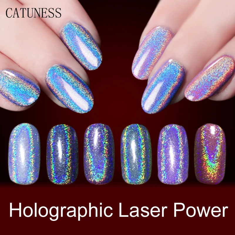 

CATUNESS 2019newest Acrylic Powder Nails Accessoires Mirror Nail Powder Sequins for Nail Holographic Glitter Sequins Nail Art