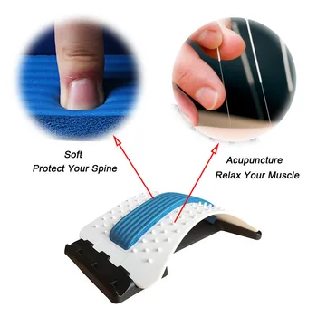 

Waist Strain Relax Device Cervical Traction Spine Protrusion Traction Board Lumbar Pain Relief Massager T0357SHD
