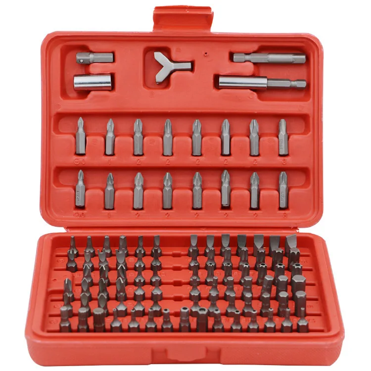 

100PCS Security Tamper Proof Torx Hex Star Bit Spanner Set Electrical Screwdriver Rod Holder Sleeve Multipurpose Repair Tool
