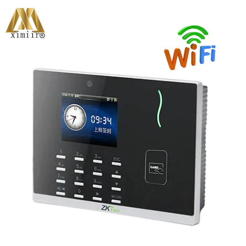 عالية قدرة المستخدم جديد وصول بطاقة وقت الحضور ZK SC800 مع 13.56 MHz MF بطاقة و WIFI الاتصالات الوقت تسجيل