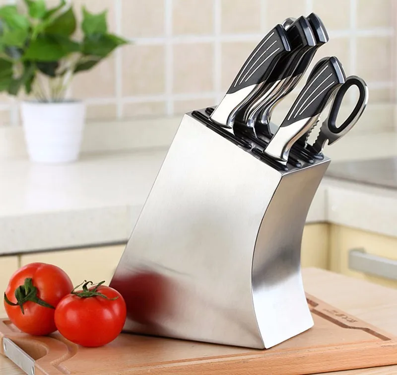 Новинка 304! кухонная подставка для ножей из нержавеющей стали, креативная стойка для хранения ножей, Многофункциональная подставка для ножей, держатель для ножей