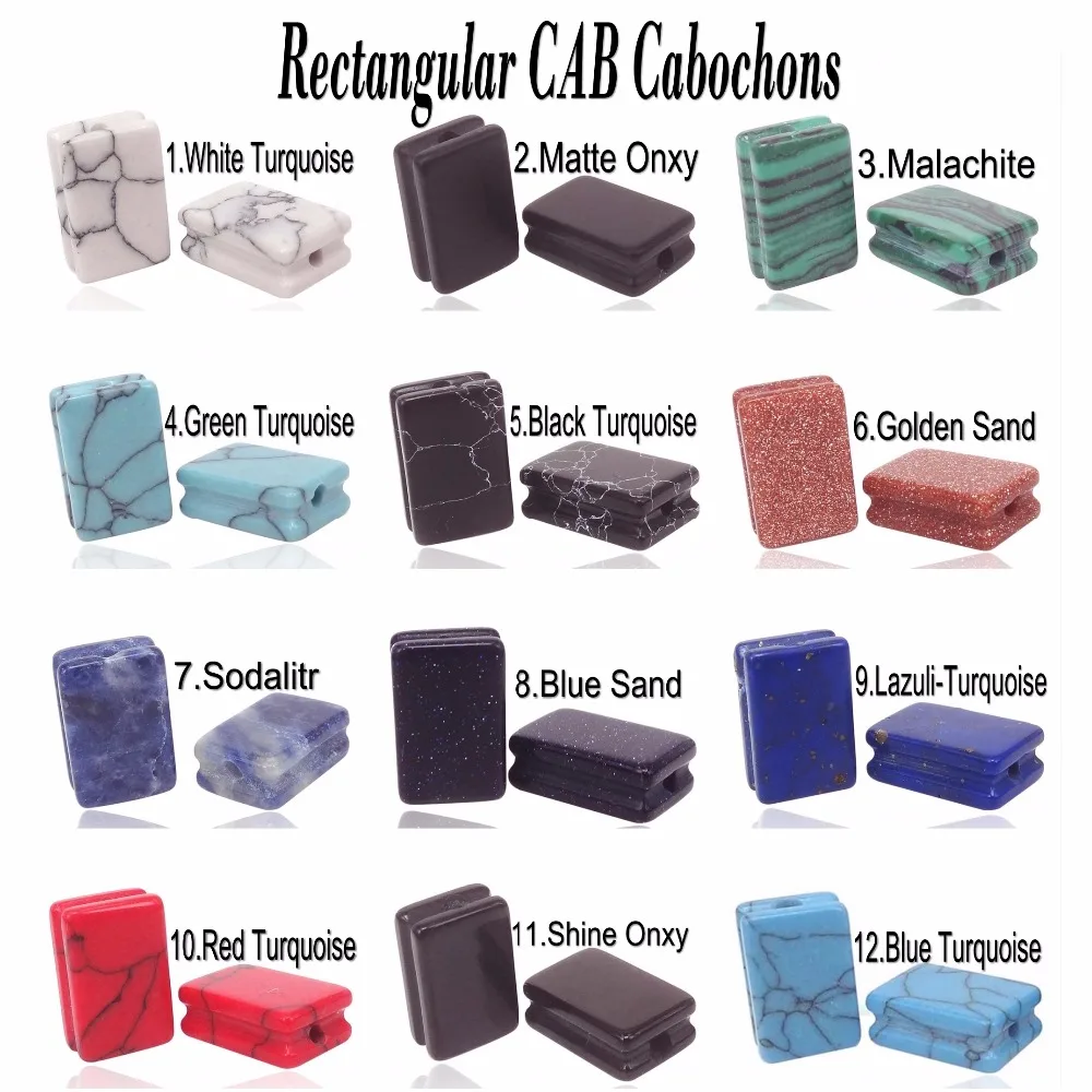 Rectangle Stone Beads