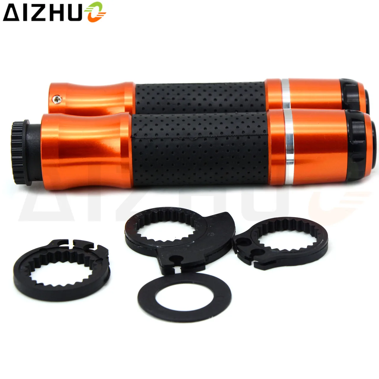7/8&amp;amp;quot; 22mm Motorcycle Grip Handle Grip CNC Aluminum Handlebar Grips For  RC 125 200 390  Dirtbike EXC 250 VFR800 GL 1800