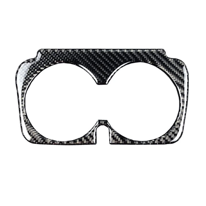 Car Carbon Fiber Water Cup Holder Frame Trim Sticker For Mercedes Benz C Class W205 C180 C200 C300 GLC|Лепнина для интерьера| |