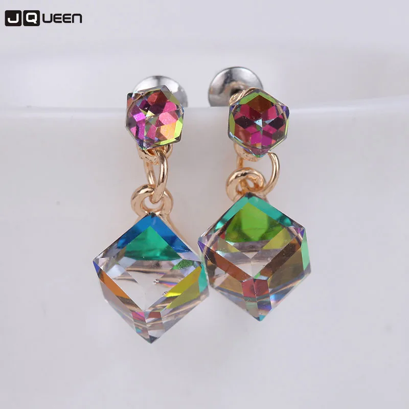 Hot Fashion Trendy Geometric Earrings *Muticolor Zircon Exquisite Women Girls Jewelry Gift | Украшения и аксессуары