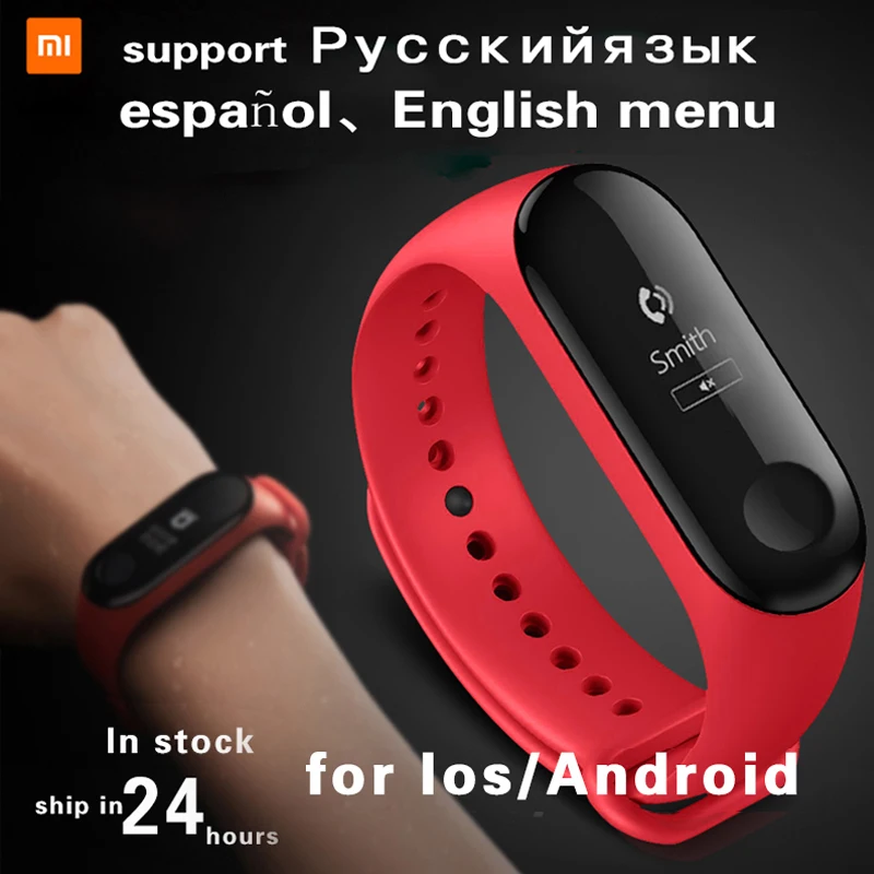 

Xiaomi Mi Band 3 Fit Smart MI Band 3 Touchpad Screen Heart Rate Monitor Pedometer Wristband IP67 FitnessTracker