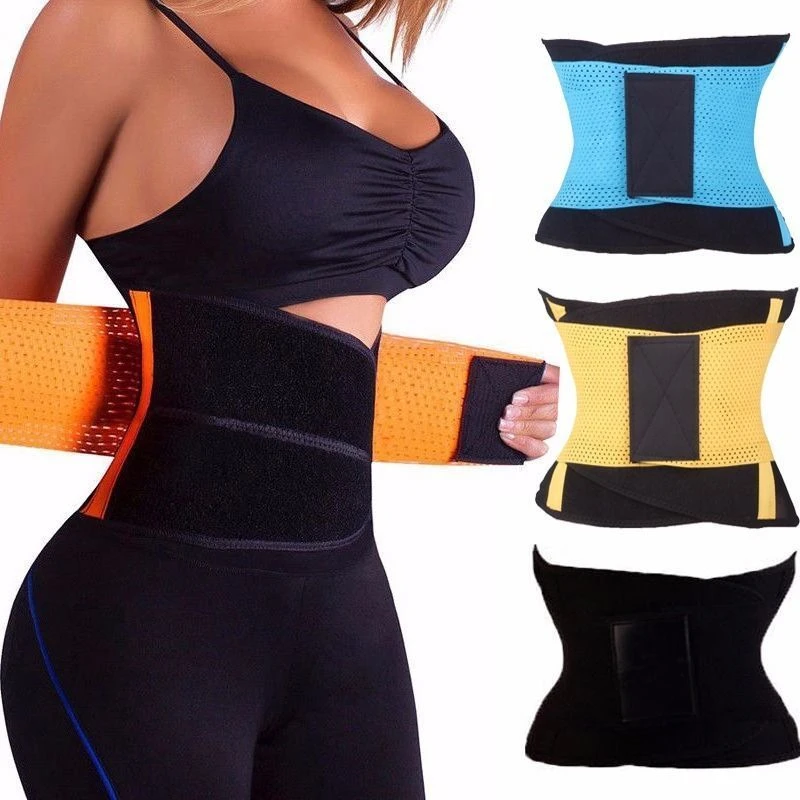 

2018 New Slimming Sweat Belt Waist Trainer Underwear Waist Corsets Hot Body Shaper Women Belt Binder Underwear Modeling Strap