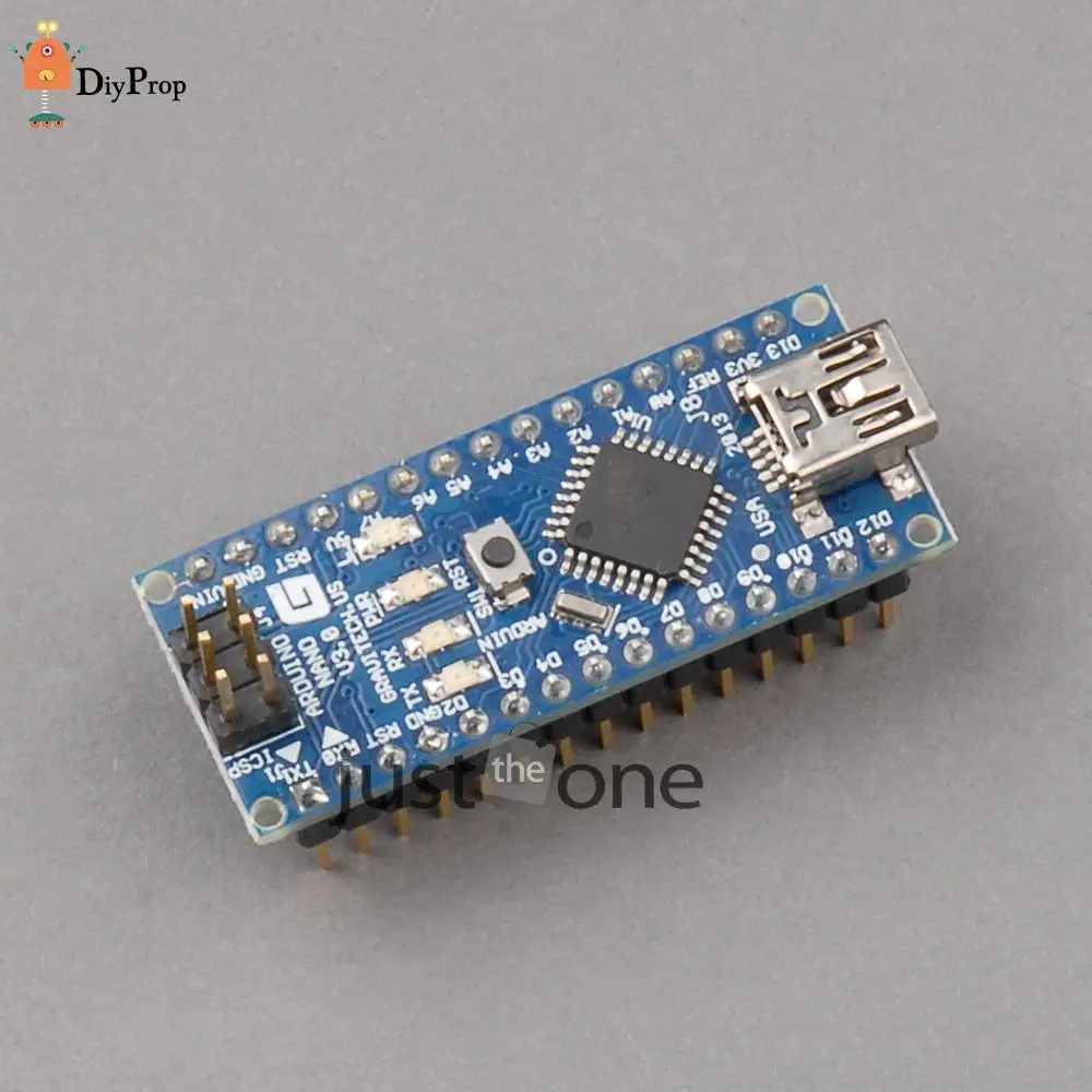Для Arduino Nano V3.0 ATmega328 5 В 16 М Мини Микроконтроллер Доска с USB Кабель Провод|board