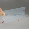 Plastic PVC Shelf Rack Display Dividers Side Splitter Clear Thick 0.8mm for Retail Stores Commodity Arrange Storage 20pcs ► Photo 3/6