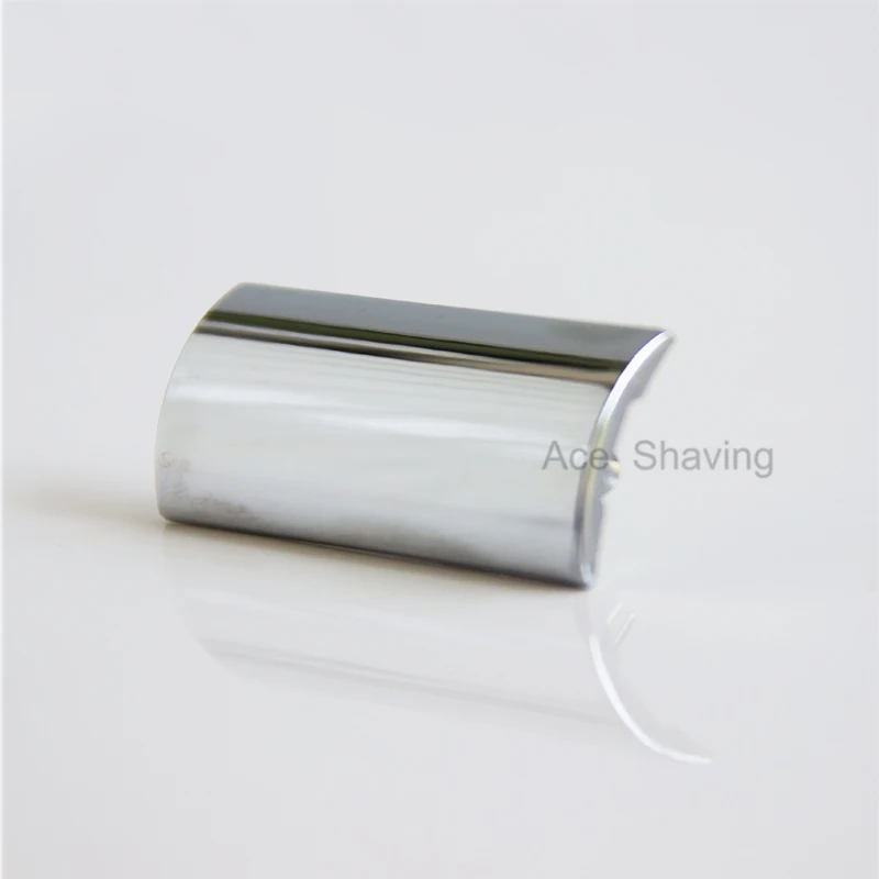 Двухсторонняя Безопасная бритва для бритья, часть головки из нержавеющей стали, хромированное покрытие для мужчин, удаление волос
