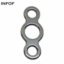 Infof 100 шт. рыбалка поворачивается 3-способ поворотный Нержавеющая сталь Рыбалка Разъем морской аксессуары для троллинга джиги крюк