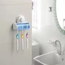5 стеллажей пыленепроницаемый держатель зубной щетки для ванной кухни семейный держатель для зубной щетки s держатель на присоске настенная вешалка с крючками