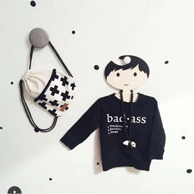 2pc Nordic Style Wooden Boy Clothing Hangers Or Baby Cloth Creative