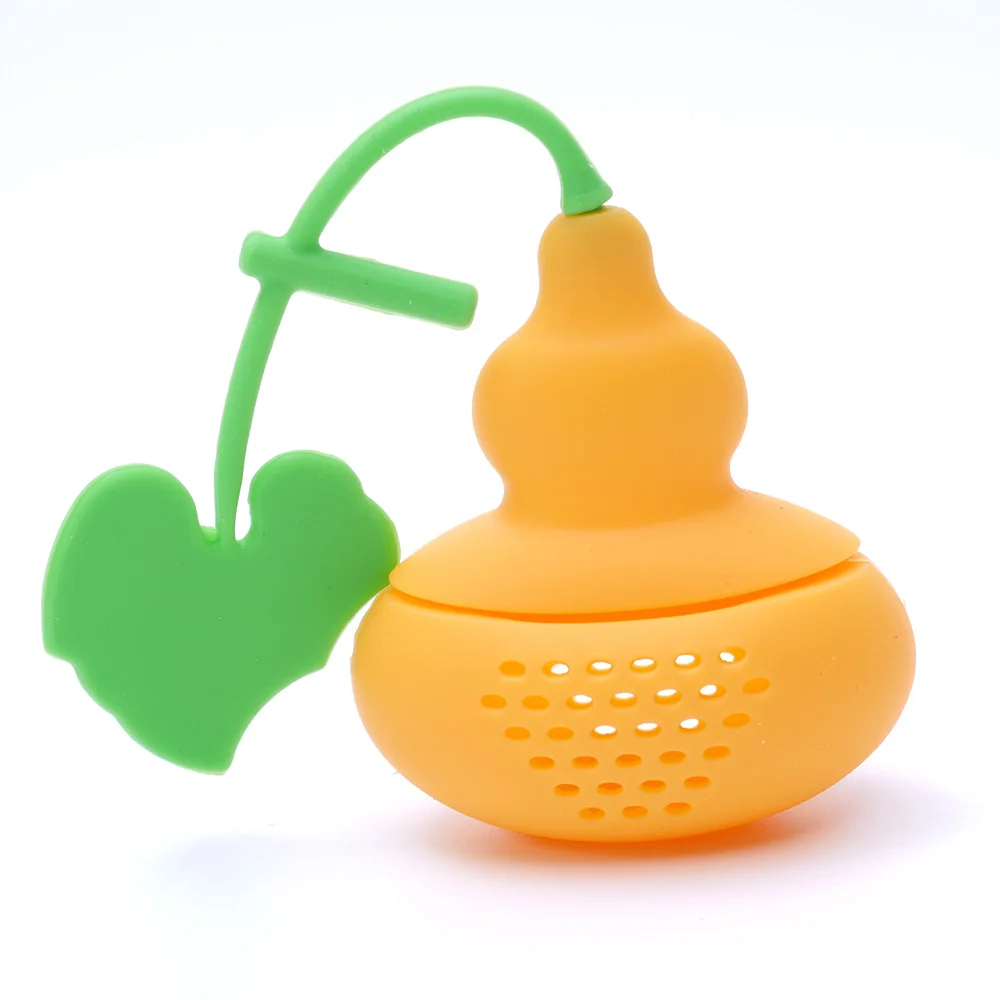 

1PC Unique Cute Tea Strainer Gourd Teapot Silicone Tea Infuser Filter Teapot for Tea Coffee Drinkware