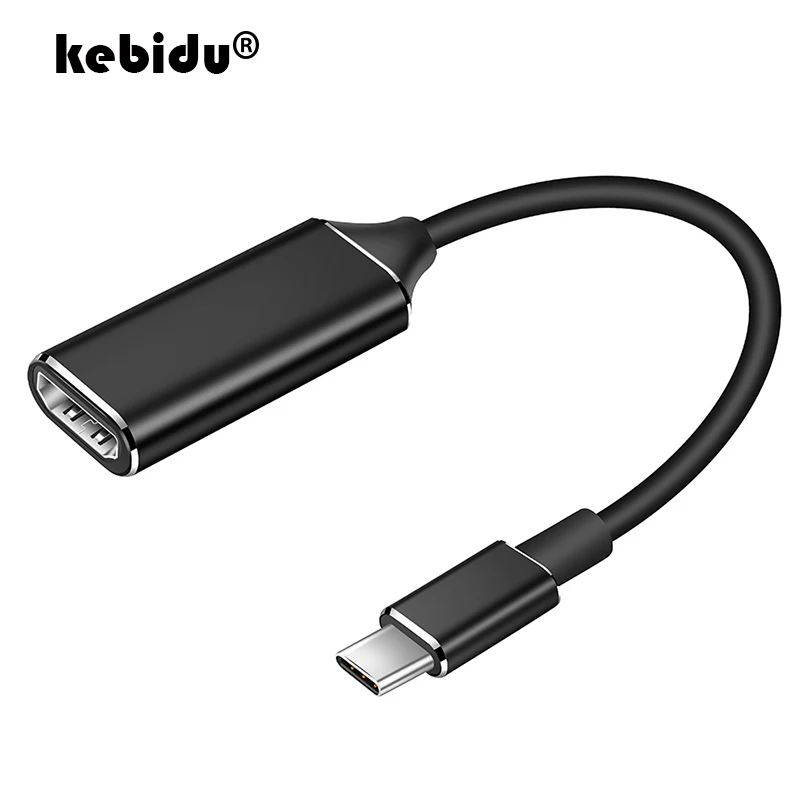 Kebidu USB C к HDMI адаптер 4 к 30 Гц кабель Тип C HDMI для MacBook samsung Galaxy S10 huawei mate P20 Pro USB-C HDMI адаптер