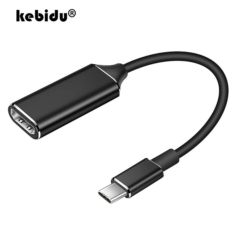 Адаптер kebidu с USB C на HDMI 4K 30 Гц кабель Type для MacBook Samsung Galaxy S10 Huawei Mate P20 Pro USB-C адаптер |