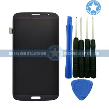 

Blue Replacement For Samsung Galaxy Mega 6.3 I527 I9200 I9205 Front Glass Lens Touch Digitizer Screen LCD Assembly with tools