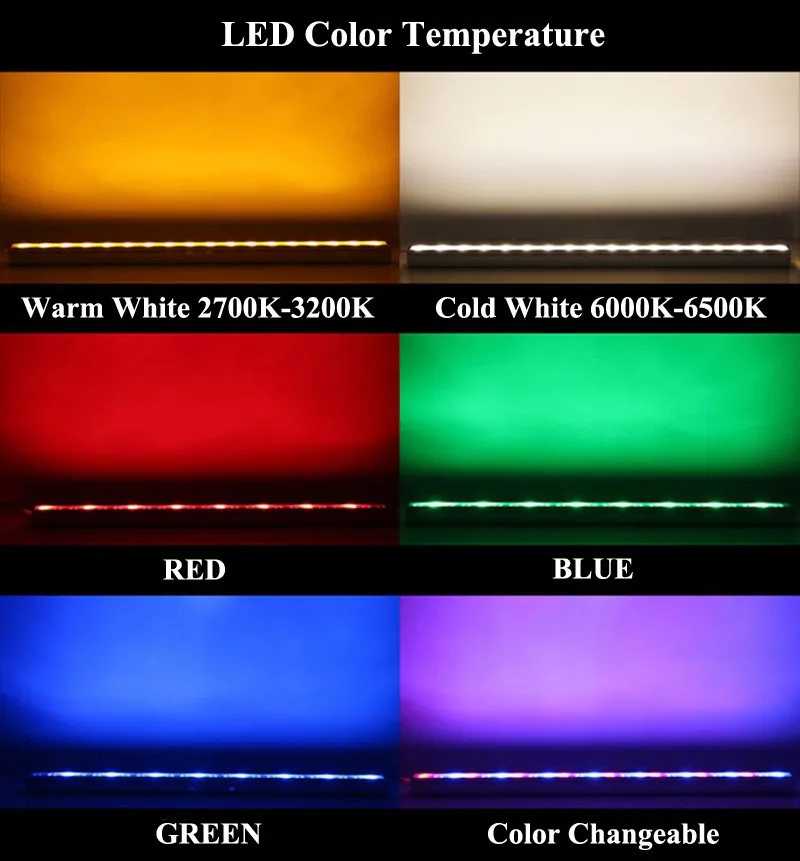 18 W rgb Шайба стены dmx IP67 Водонепроницаемый высокое Мощность Открытый лампы Бесплатная доставка по экспресс-доставка