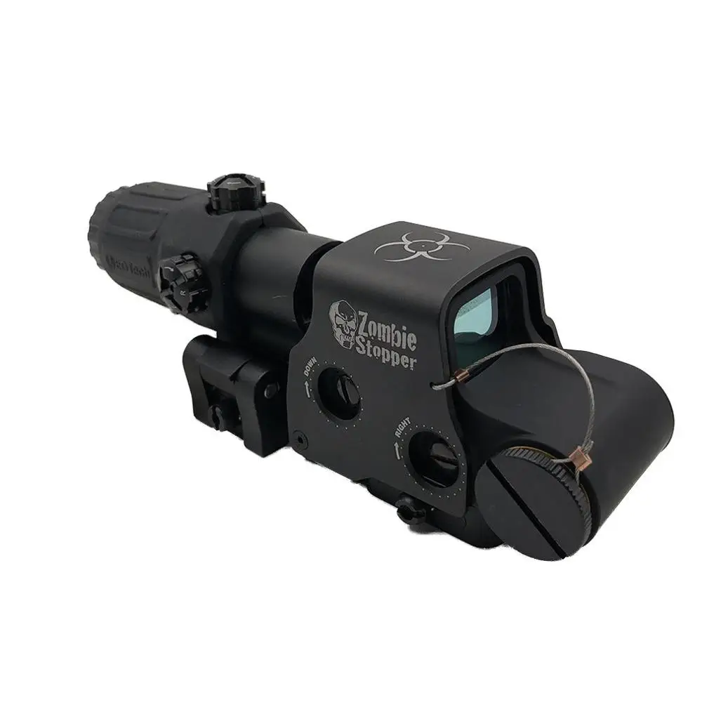 

558 Holographic Red Green Dot Sight Tactical Rifle Scope Red Dot Sights Reflex Scope With 20mm Scope Mount Rail Black