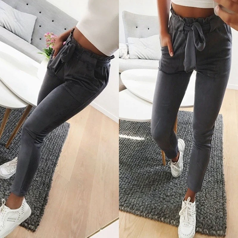 High Waist Pants Women Fall 2018 Fashion Casual Clothes Slim Skinny Long Straight Pants Pencil Pants Trousers For Women High Waist Pants Women Fall 2018 Fashion Casual Clothes Slim Skinny Long Straight Pants Pencil Pants Trousers For Women