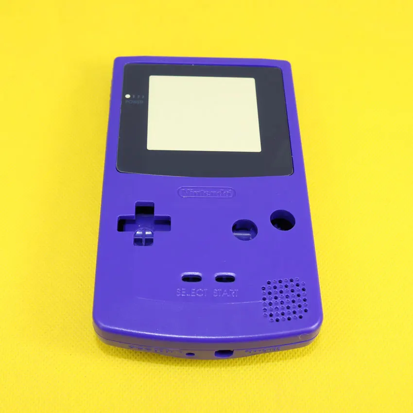 Full Housing Repairt Parts Cover for Nintendo GBC Case Pack for Gameboy Color Shell with Screw buttons,4 color