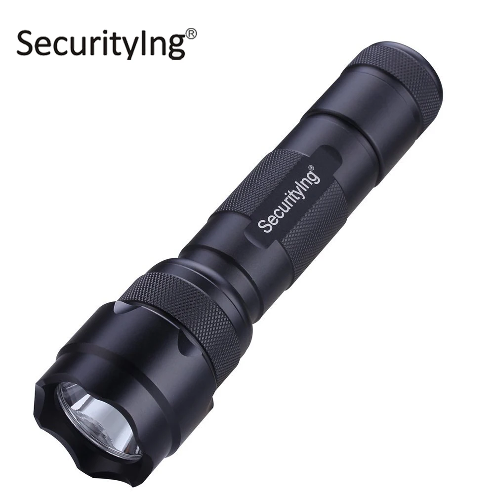 SecurityIng 502B Mini Red Light LED Flashlight Torch Waterproof