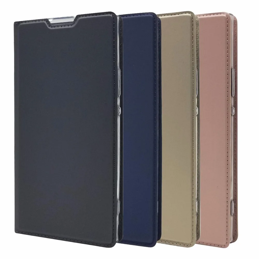 Для sony xperia XA2 Ультра кожаный чехол с откидной крышкой мягкий PU 3в1 подставка автоматический магнетизм слот для карт защитный чехол