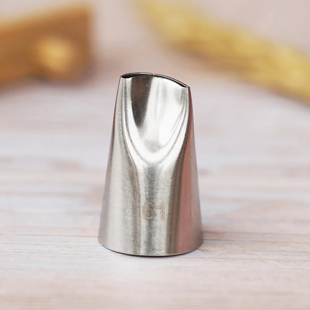 

#61 Cake Cream Decoration Tips Piping Nozzle Stainless Steel Pastry Nozzle Cake Piping Tools Create Pinecone Freesia Small Size