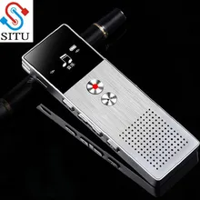 Месте 8 ГБ Мини Flash Цифровой диктофон Регистраторы диктофон MP3 музыкальный плеер Gravador де Поддержка TF карта Встроенный громкоговоритель