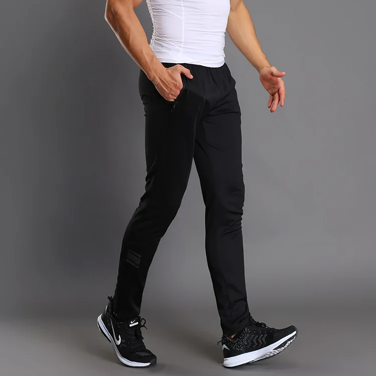 Мужские брюки летние дышащие длинные штаны для бега баскетбольные тренировочные брюки эластичные колготки для спортзала фитнес-тренировки мужские брюки для бега