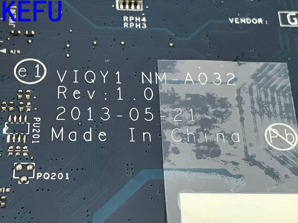 В наличии уже протестированная материнская плата VIQY1 для ноутбука Lenovo Y510P GT755/ GT750 2