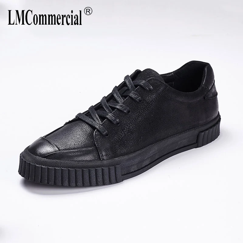 

Men's casual shoes spring autumn summer men Genuine Leather shoes British reto all-match cowhide breathable sneaker fashion