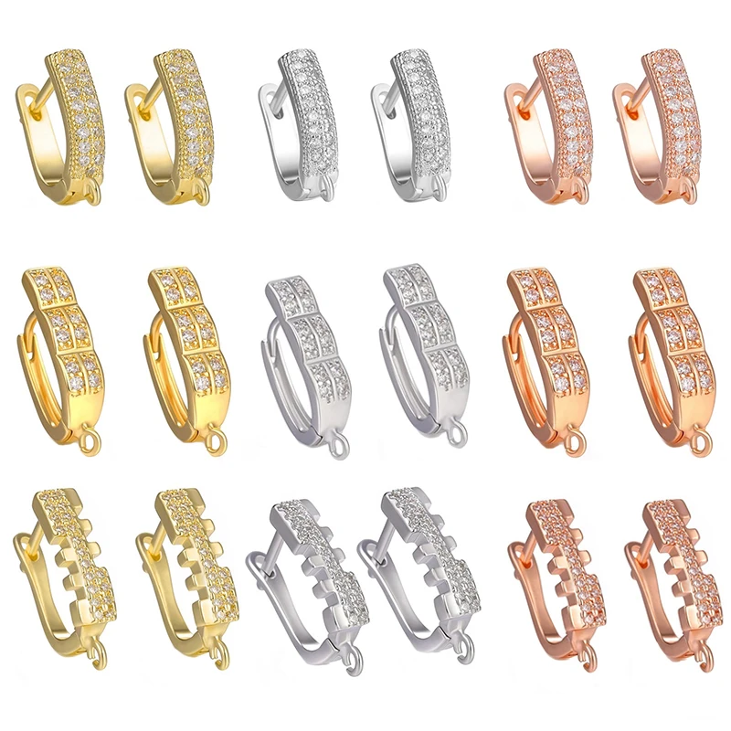 Juya женские сережки, золотые/серебряные, роскошные, креативные, базовые сережки, крючки, аксессуары для модных сережек, изготовление ювелирных изделий