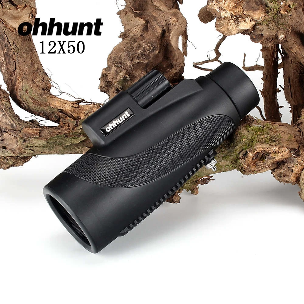 ohhunt 12x50 Monocular Waterproof Fogproof Wide angle