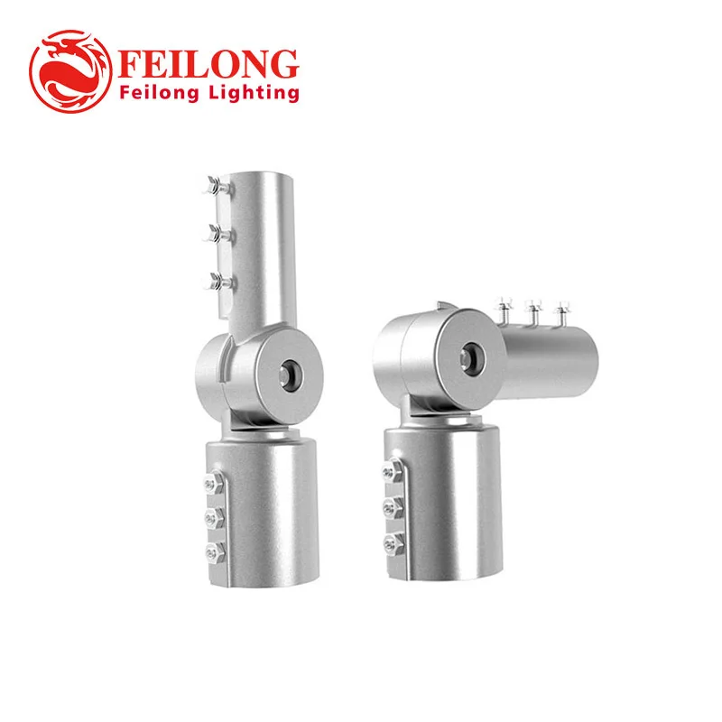 

LED street light adapter with 60/70mm size 120 degree adjustable angle