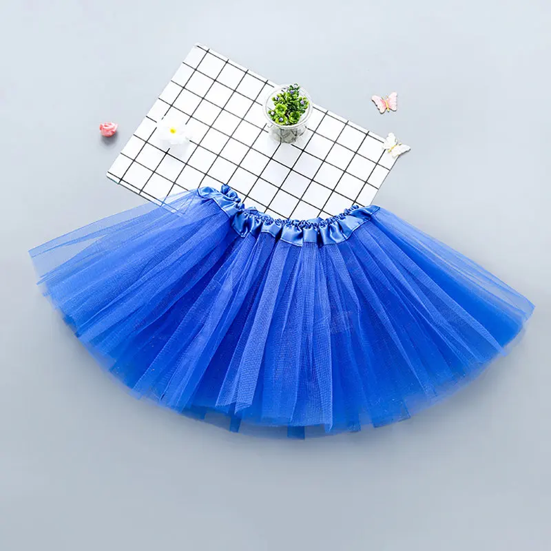 Royal blue tutu Комплект из 4 предметов для маленьких девочек Фея Бабочка костюм комплект с крыльями для бальных танцев юбка-пачка палочка и повязка на голову для девочек мини-юбка принцессы пачки - Цвет: Royal blue tutu