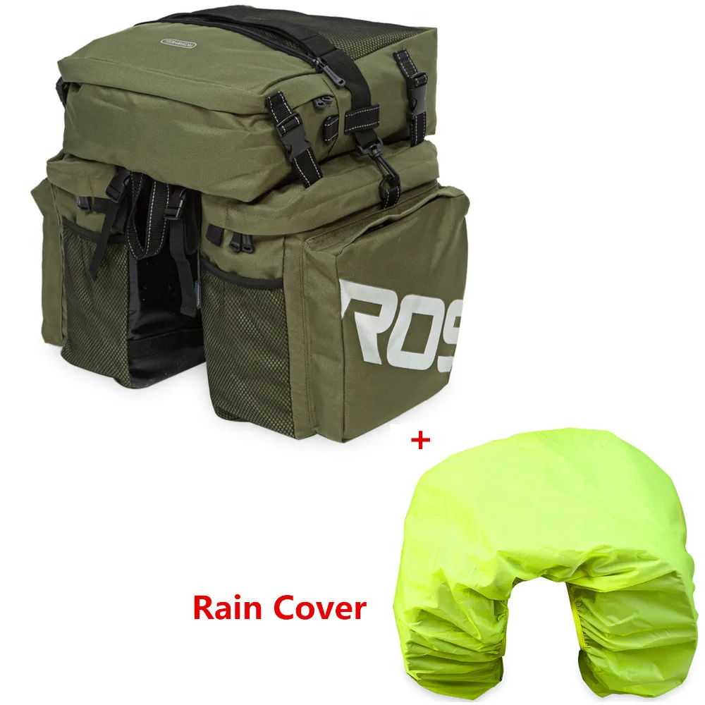 ROSWHEEL 37L 3 in 1 Multifunction Bicycle Bag MTB Road Bike Rack Bag