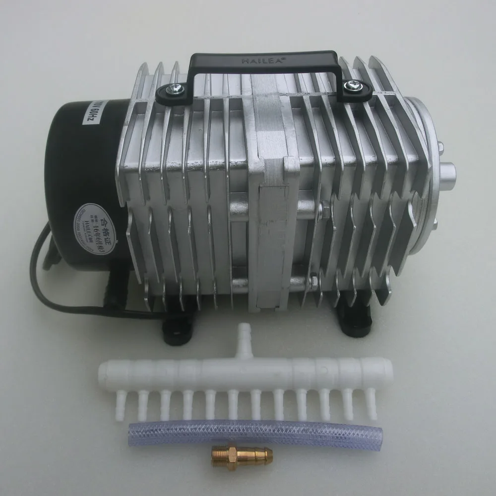 

220V 135W ACO-009D Hailea aquarium air pump oil-free electrical magnetic air compressor for CO2 laser engraver and cutter