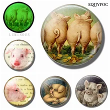 Funny Pig Glass Gemstone Fridge Magnets Hog Refrigerator Decoration Whiteboard Message Sticker Luminous Kitchen Accessories Funny Pig Glass Gemstone Fridge Magnets Hog Refrigerator Decoration Whiteboard Message Sticker Luminous Kitchen Accessories