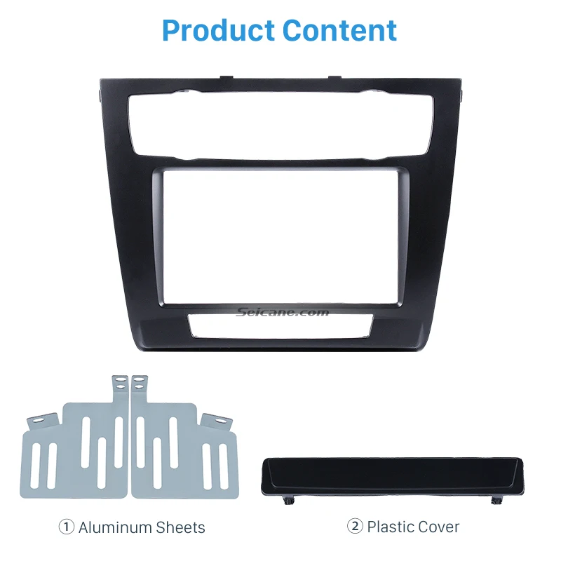 Seicane 173*98 мм Автомобильная Радио фасции 2 DIN рамка для 2007 BMW 1 серии E81 DVD плеер стереоинтерфейс отделка панели для установки автомобильной панели