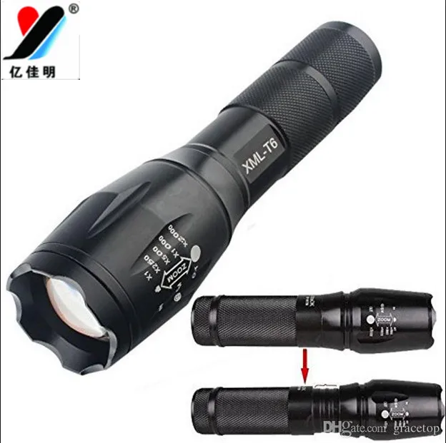 Military Grade Powerful ROHS Rechargeable Flashlight/Led Bike Light Led