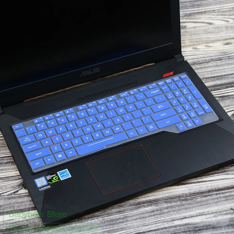 Для ASUS ROG Strix Scar GL704GW GL704G GL704GV GL704GM FX505DY FX505GM FX503 FX705 GL504GM GL503VM Клавиатура ноутбука кожного покрова - Цвет: blue