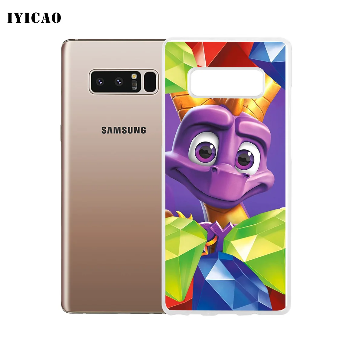Мягкий силиконовый чехол IYICAO Spyro The Dragon для Samsung A5 A6 Plus A7 A8 A9 J3 J5 J7 Note 8 9 из